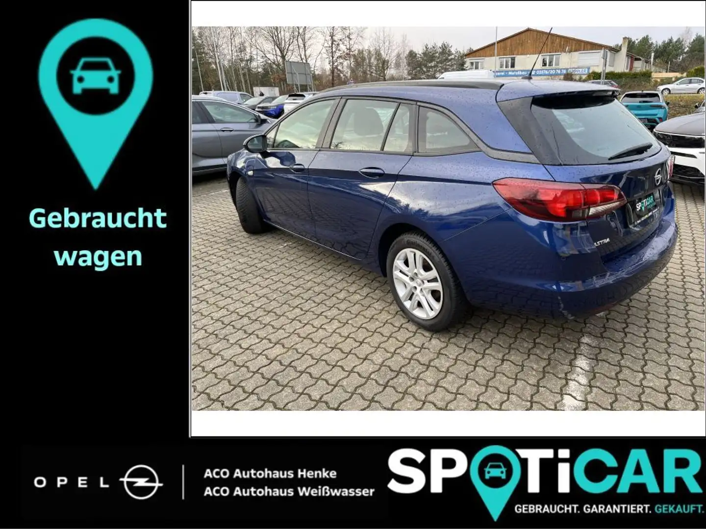 Opel Astra 1.2 Turbo Start/Stop Sports Tourer Edition Bleu - 2