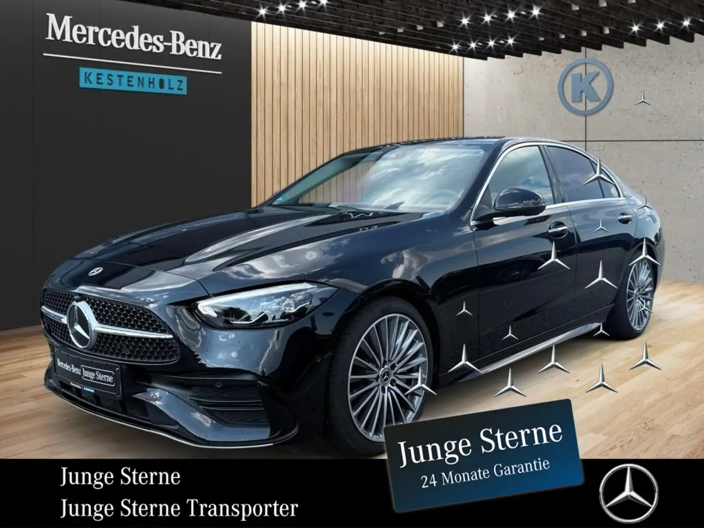 Mercedes-Benz C 200 *AMG*MEMO*AHK*NAVI*SHZ*KAMERA*SPORTAUSP* Noir - 1