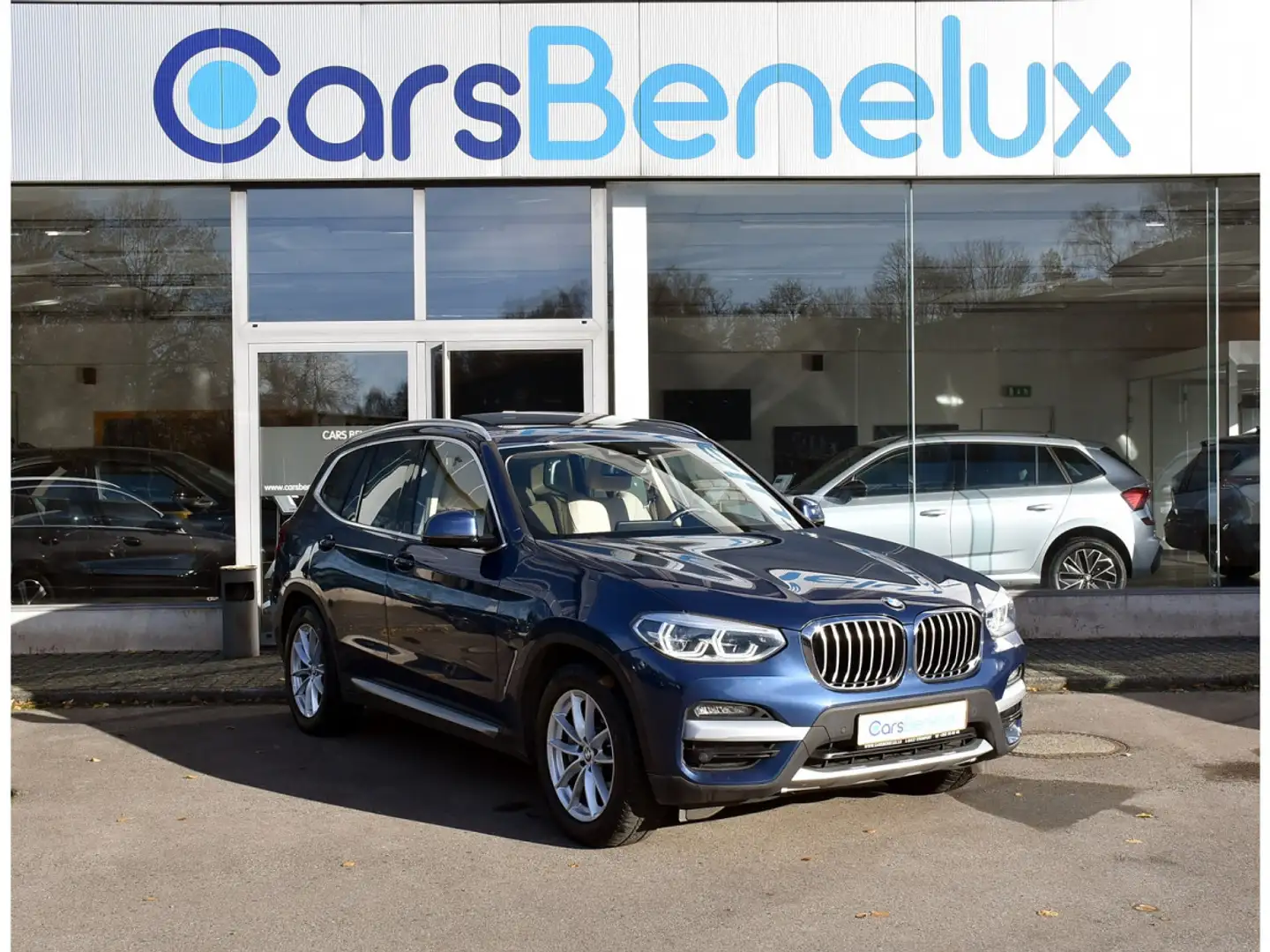 BMW X3 3.0 dAS xDrive30 Xline TO CUIR MEMO ATT RMQ CAM360 Bleu - 1