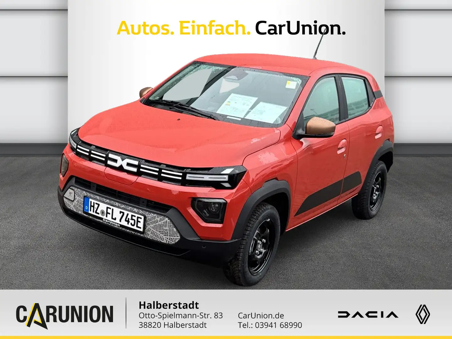 Dacia Spring Extreme ELECTRIC 65 Kamera Klima BT Rot - 1