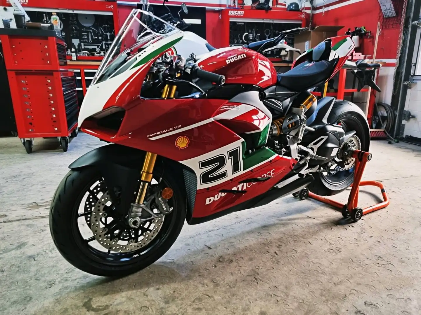Ducati Panigale V2 Bayliss 1st Championship 20th#SOFORT Rojo - 1