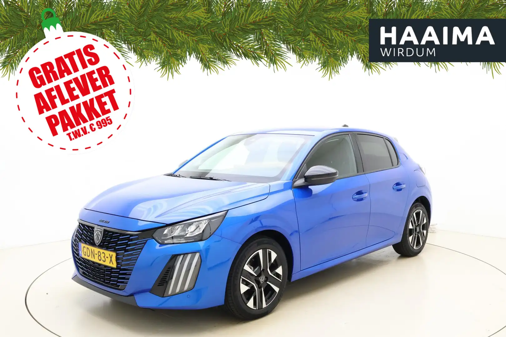 Peugeot 208 1.2T 100pk Allure |Navigatie | Apple Carplay/Andro Azul - 1