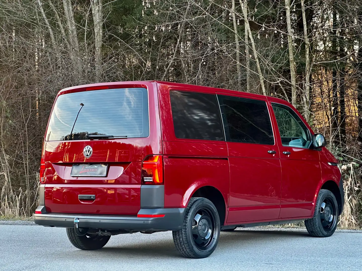 Volkswagen T6.1 Transporter Kasten 4MOTION Aut *MWST*RFK*AHK*WGARANTIE*1Besitz Roşu - 2