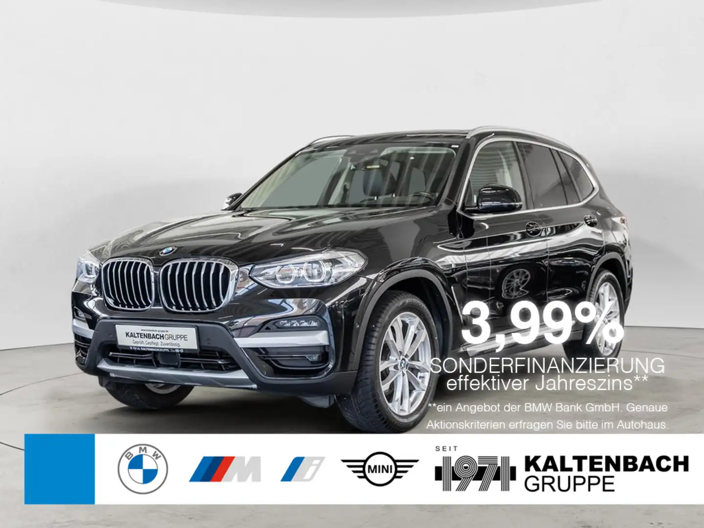 BMW X3 xDrive 20d X-Line PANO AHK HUD LED ACC SHZ Schwarz - 1