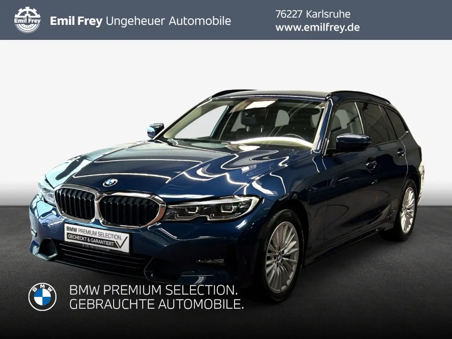 BMW 318 d Touring Aut. Sport Line Blau - 1
