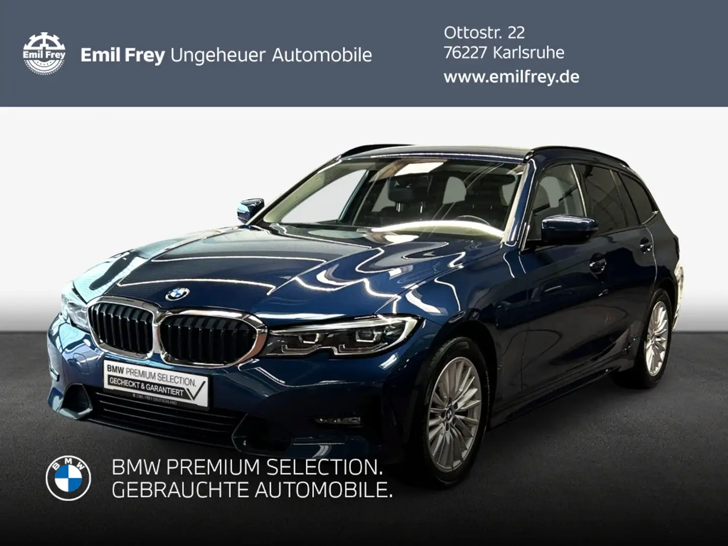 BMW 318 d Touring Aut. Sport Line Blau - 1