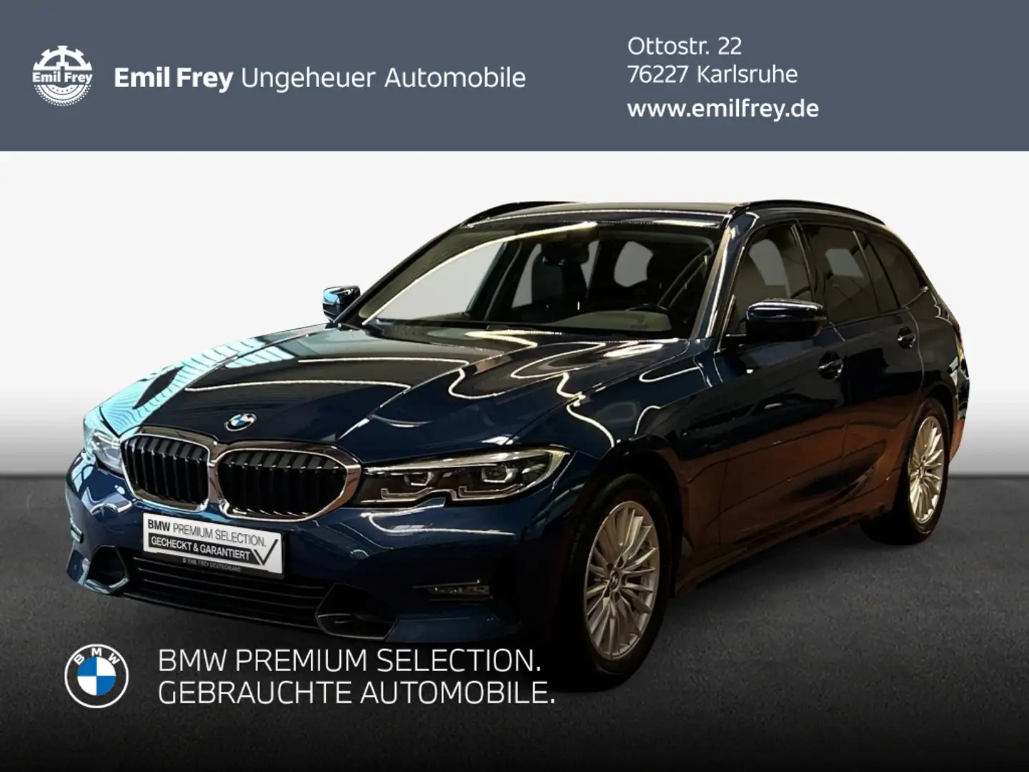 BMW 318 d Touring Aut. Sport Line Blau - 1