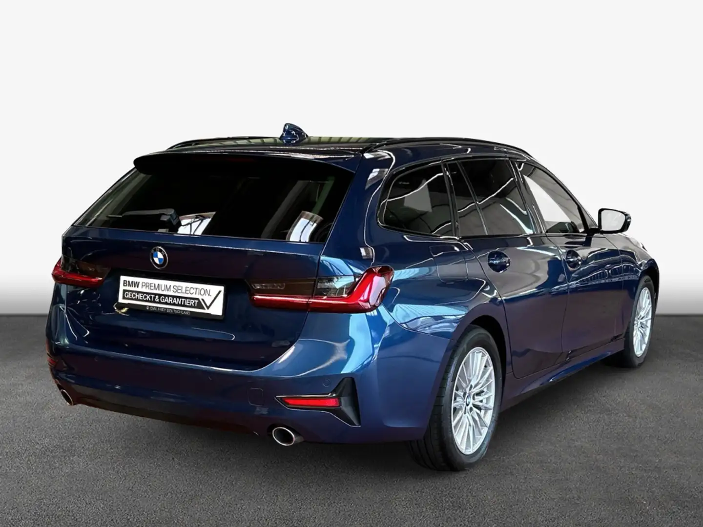 BMW 318 d Touring Aut. Sport Line Blau - 2