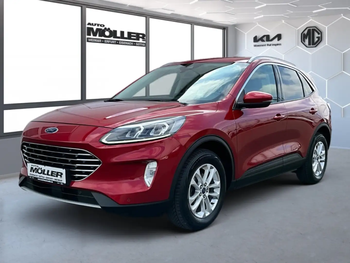 Ford Kuga 2.0 EcoBlue MHEV Titanium X Navi Soundsystem LED H Rot - 2