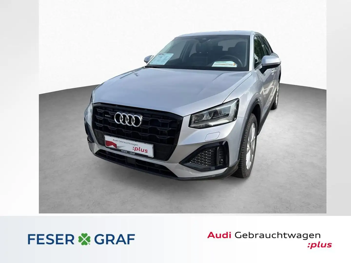 Audi Q2 Advanced 40 TFSI qu S tr. ACC-Kamera-Leder Silber - 1