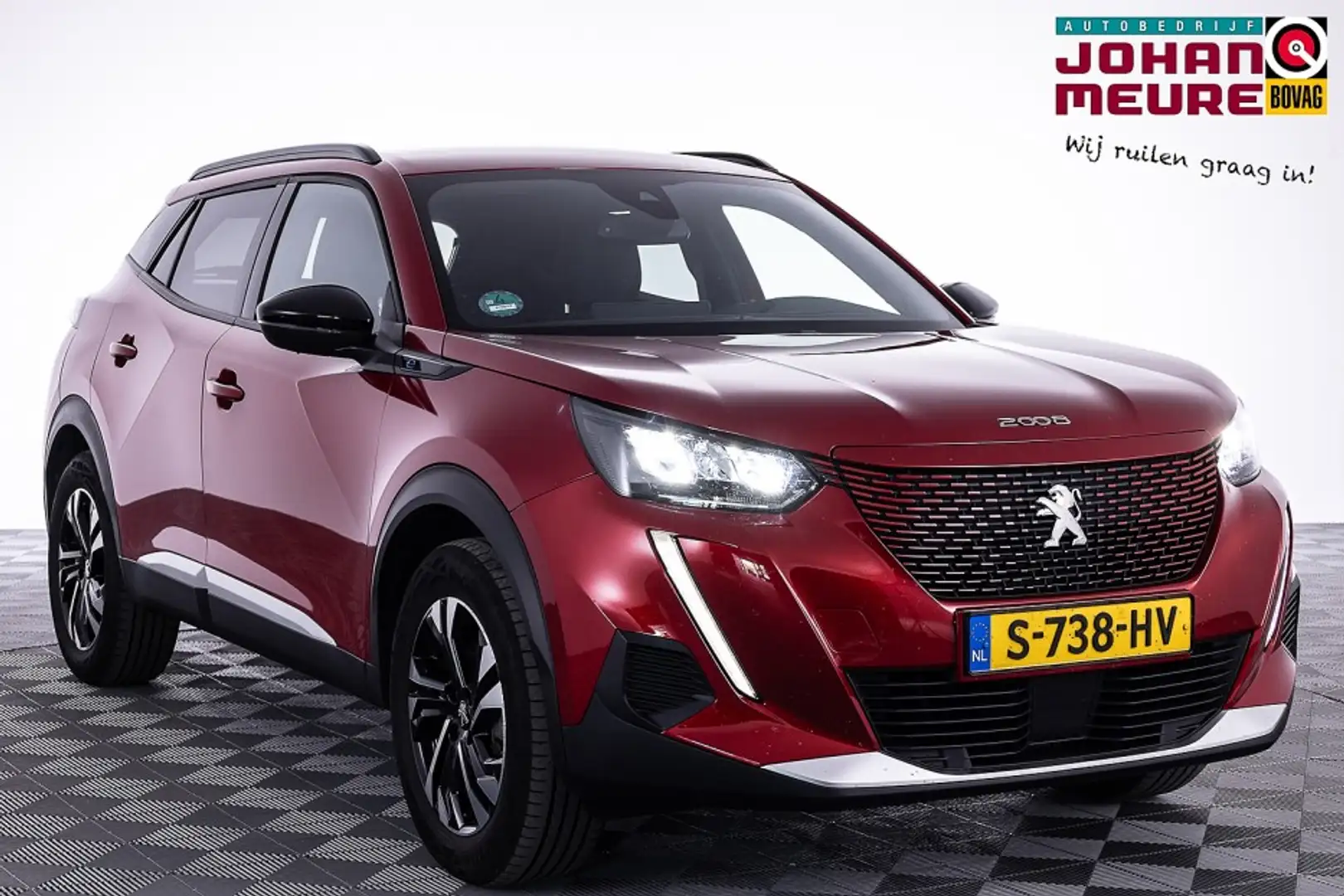 Peugeot e-2008 EV Allure Pack 50 kWh | Trekhaak ✅ 1e eigenaar 202 Rood - 1