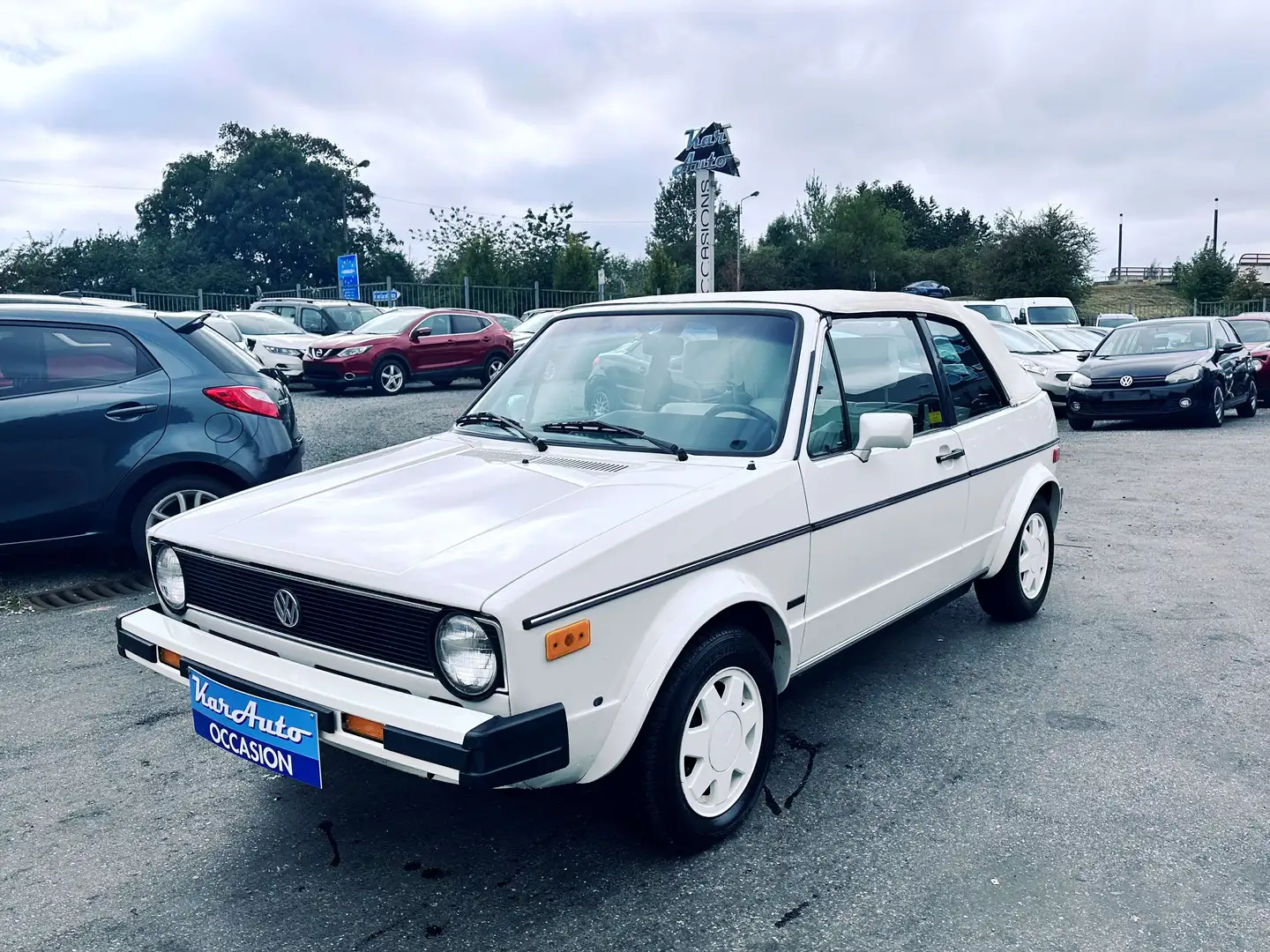 Volkswagen Golf Cabriolet 1.8 GLI *BT AUTO*AIRCO*DIRECTION ASSISTÉE * Blanc - 2