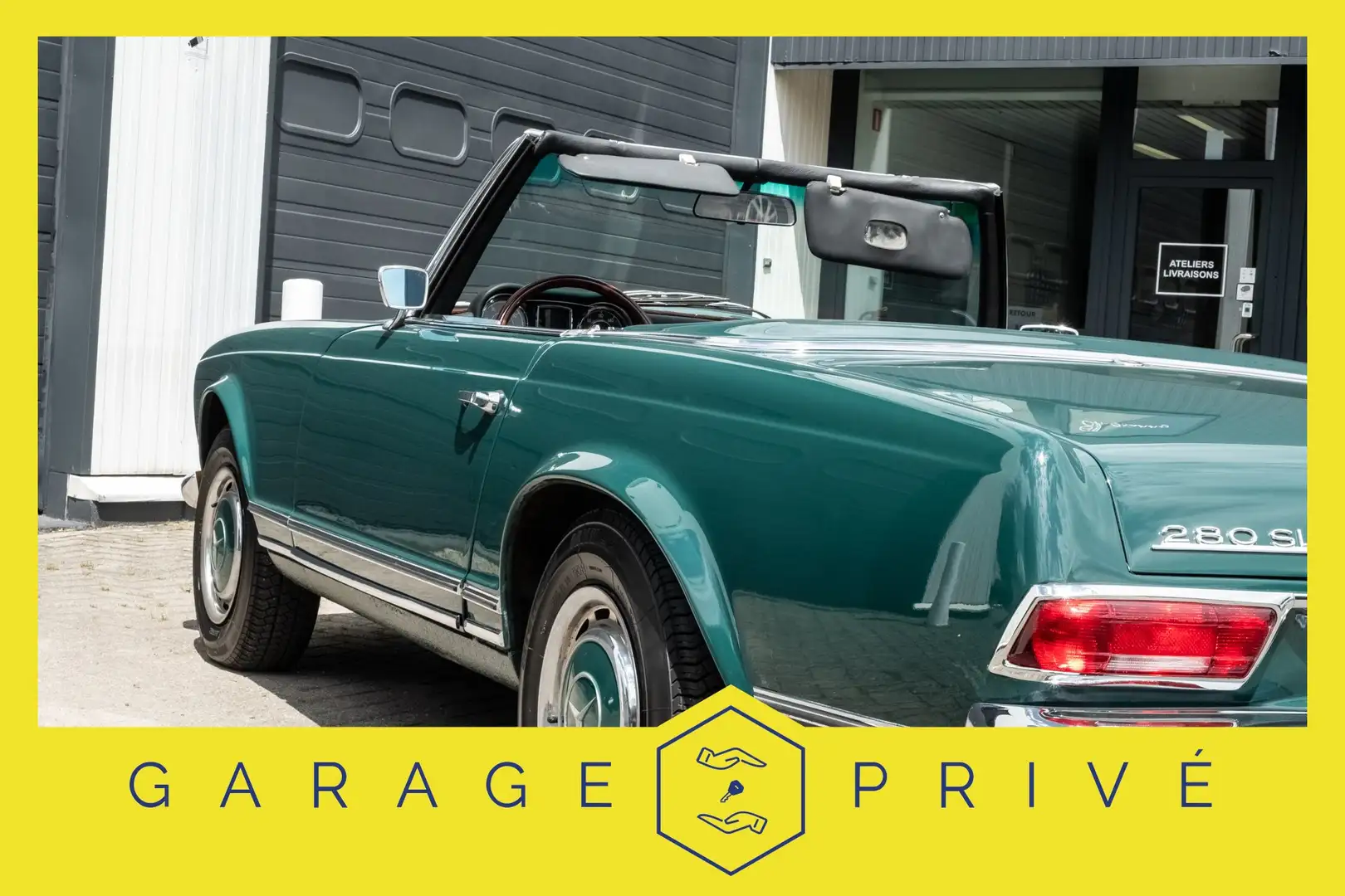 Mercedes-Benz SL 280 Pagode | fully restored | Many docs Vert - 2