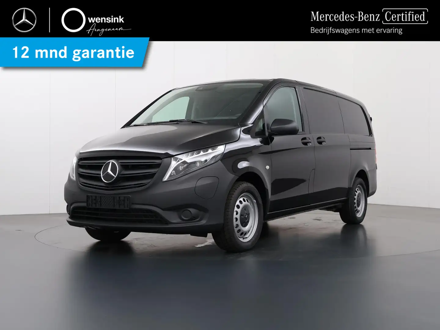 Mercedes-Benz Vito eVito GB L2 66 kWh | Stoelverwarming | Navigatie | Zwart - 1