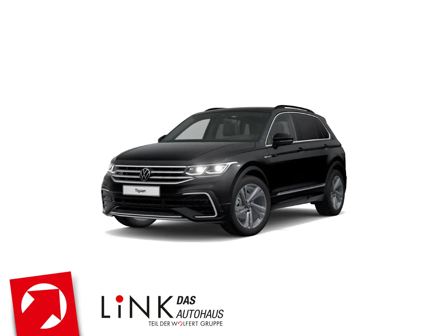 Volkswagen Tiguan R-Line 1.5 TSI DSG PANO AHK RFK NAVI Schwarz - 1