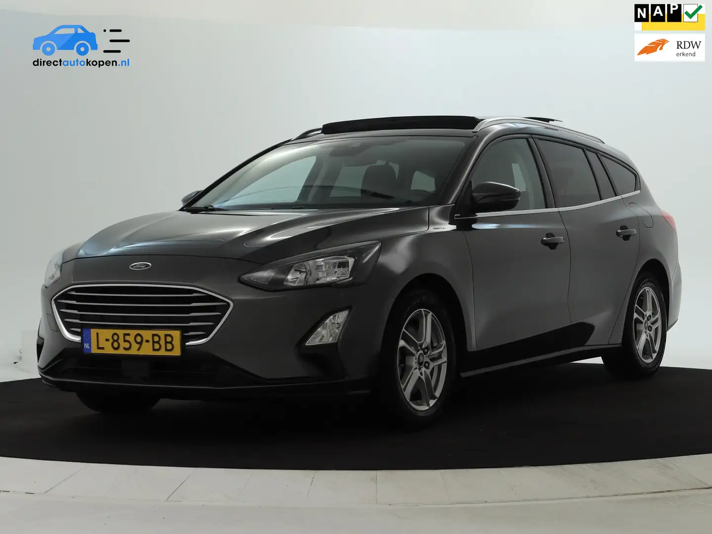 Ford Focus Wagon 1.0 EcoBoost Edition Business PANO | CarPlay Grijs - 1