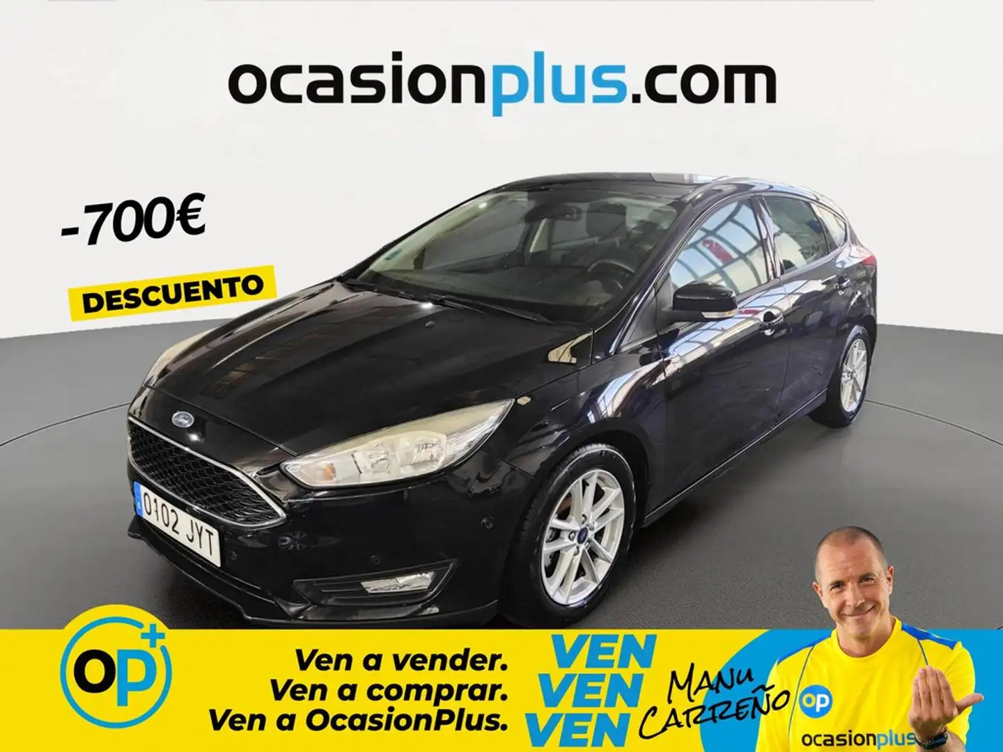 Ford Focus 1.0 Ecoboost Auto-S&S Business 125 Negro - 1