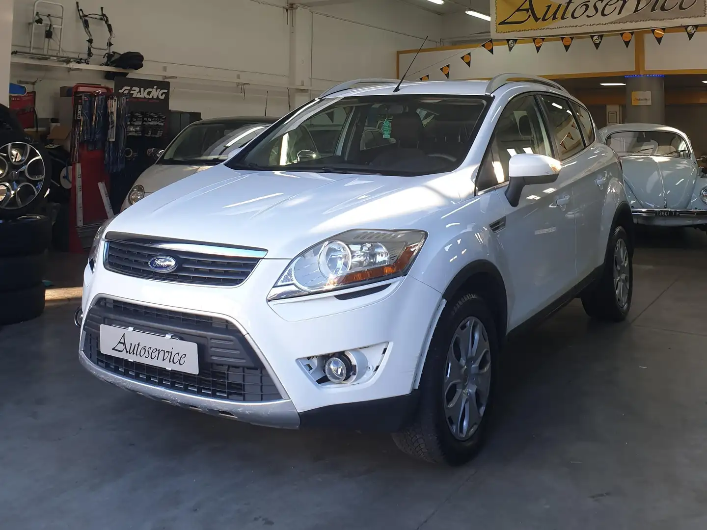 Ford Kuga Kuga I 2009 2.0 tdci Titanium 2wd 136cv dpf Blanc - 2