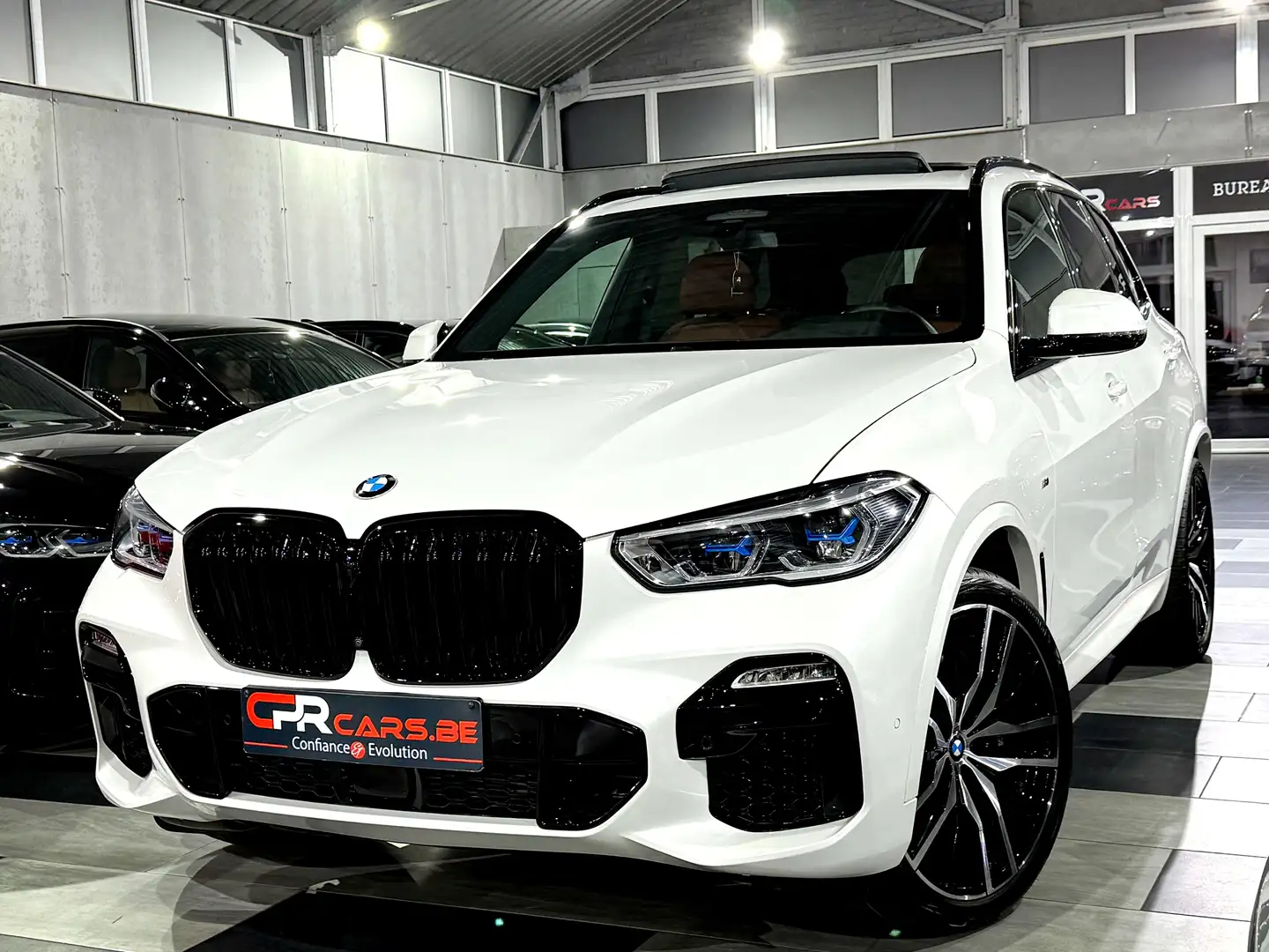 BMW X5 3.0 dAS xDrive30 M Sport Shadow Line 1e Main Neuf Blanc - 1