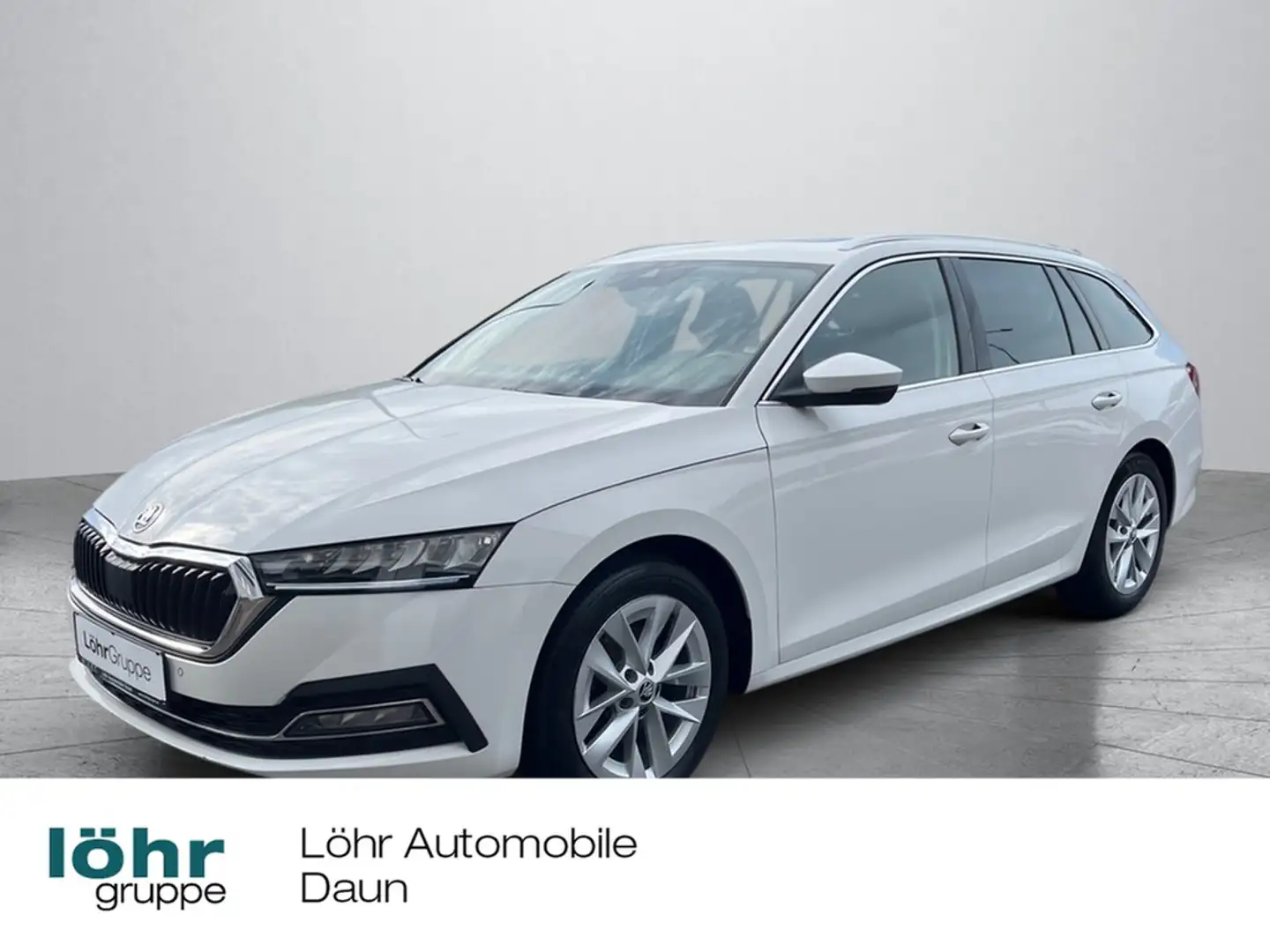 Skoda Octavia Combi 2,0 TDI DSG Weiß - 1