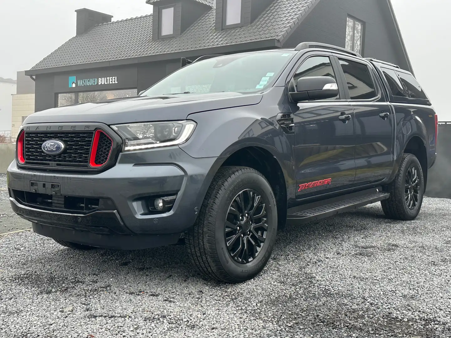 Ford Ranger 2.0 BiT EcoBlue THUNDER*btw*1st eig*apple carpl Grau - 2