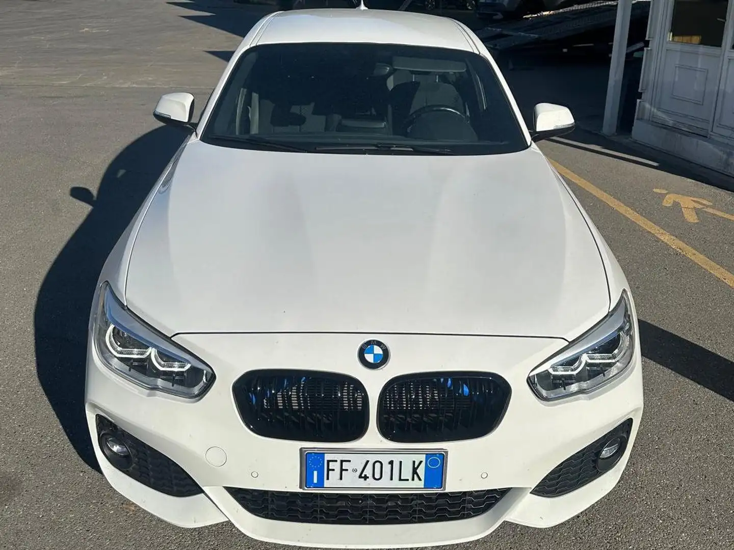 BMW 120 Serie 1 F/20-21 2015 120d Msport 5p auto Bianco - 1