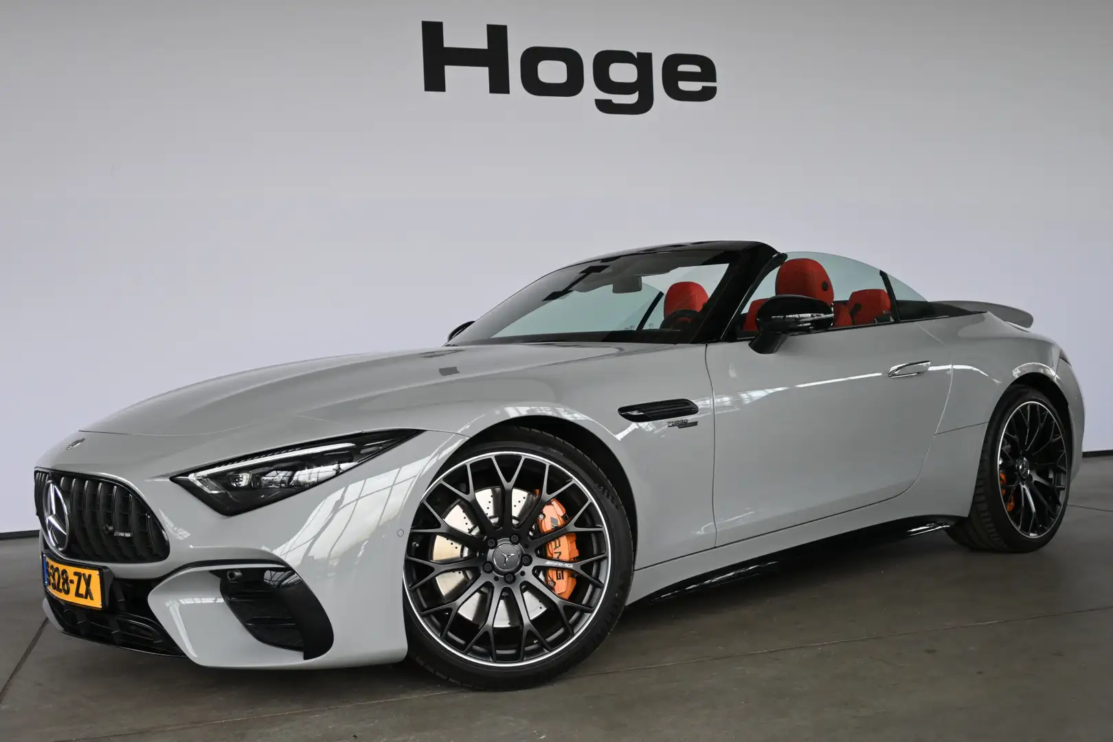 Mercedes-Benz SL Roadster AMG Night Pakket 43 Burmester 21 Inch LED Rijklaarprij Gris - 1