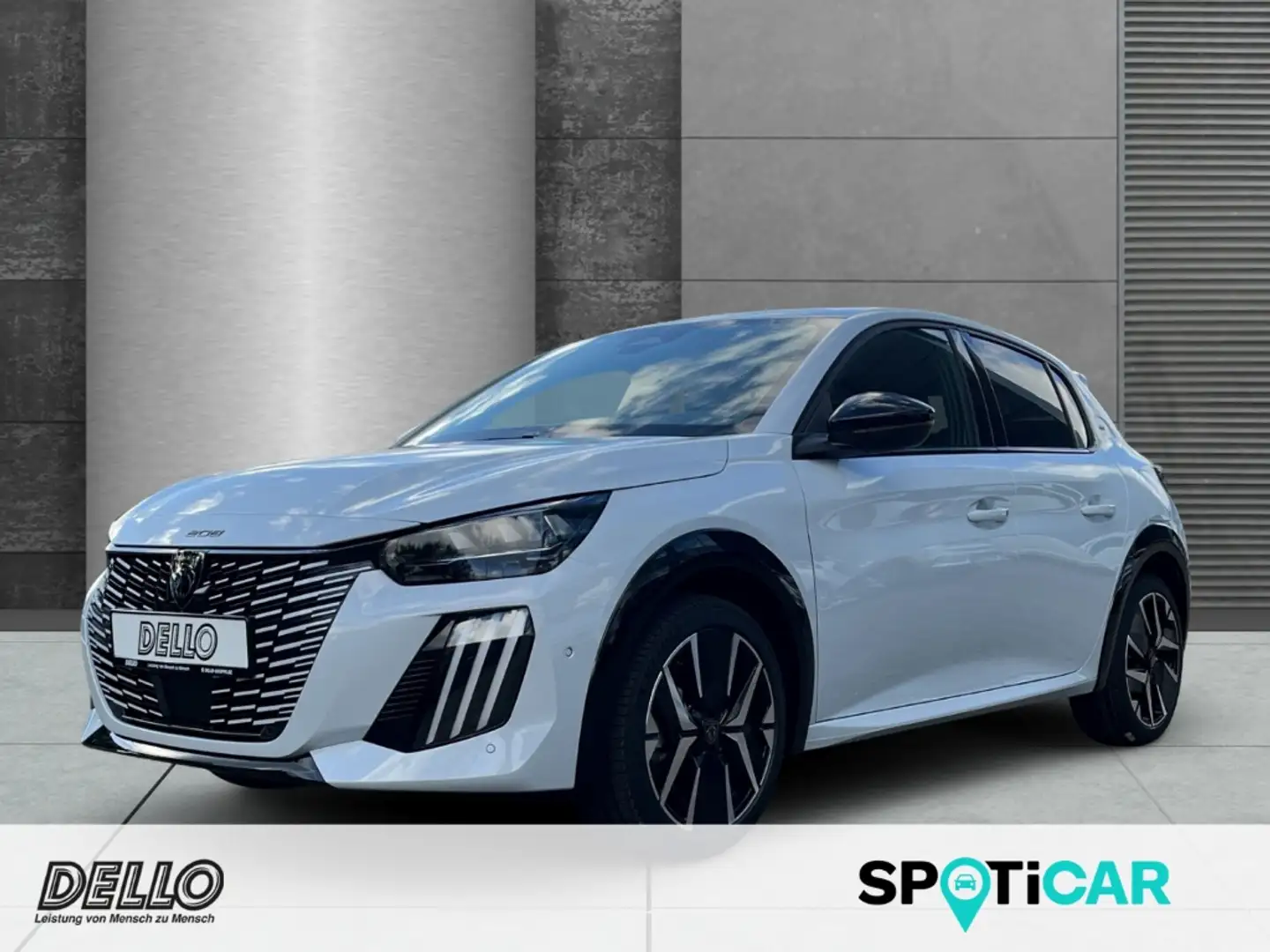 Peugeot 208 GT Hybrid 6-AT Alcantara Sicht-Navigations-Paket N Blanc - 1