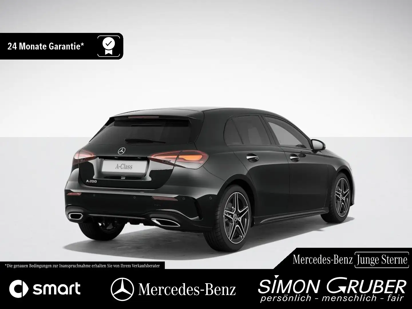 Mercedes-Benz A 200 AMG Line Adv.+ Night MultiBeam Ambi KeyGo Schwarz - 2