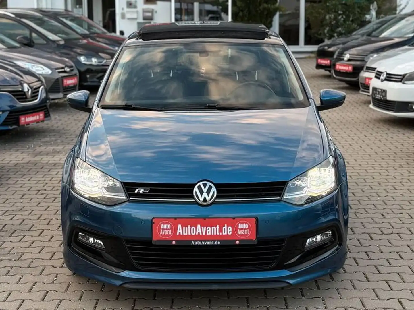 Volkswagen Polo 1.0TSI Highline 110PS*SCHIEBE-DACH*SHZ*GRA* Blau - 2