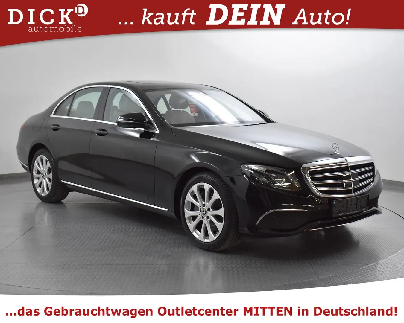 Mercedes-Benz E 220 E220d 4Mat Exclus  GLASD+COMAND+MULTIB+HEAD+VOLL Schwarz - 1