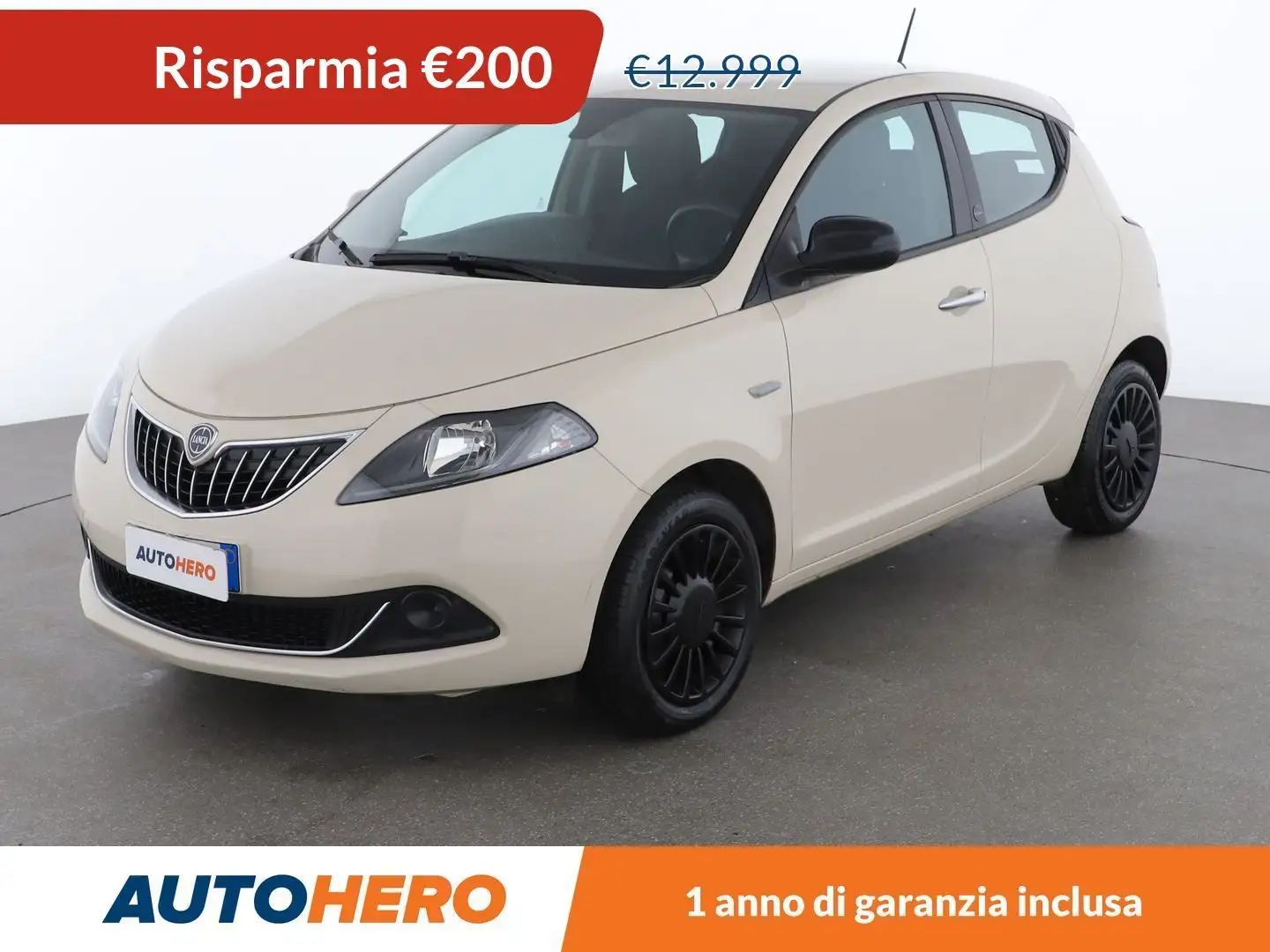Lancia Ypsilon 1.0 Mild-Hybrid Silver MHEV Beige - 1