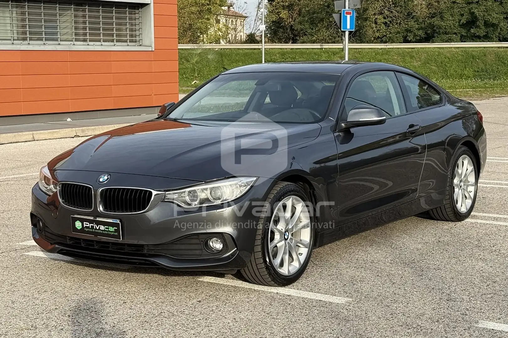 BMW 420 420d xDrive Coupé Silber - 1