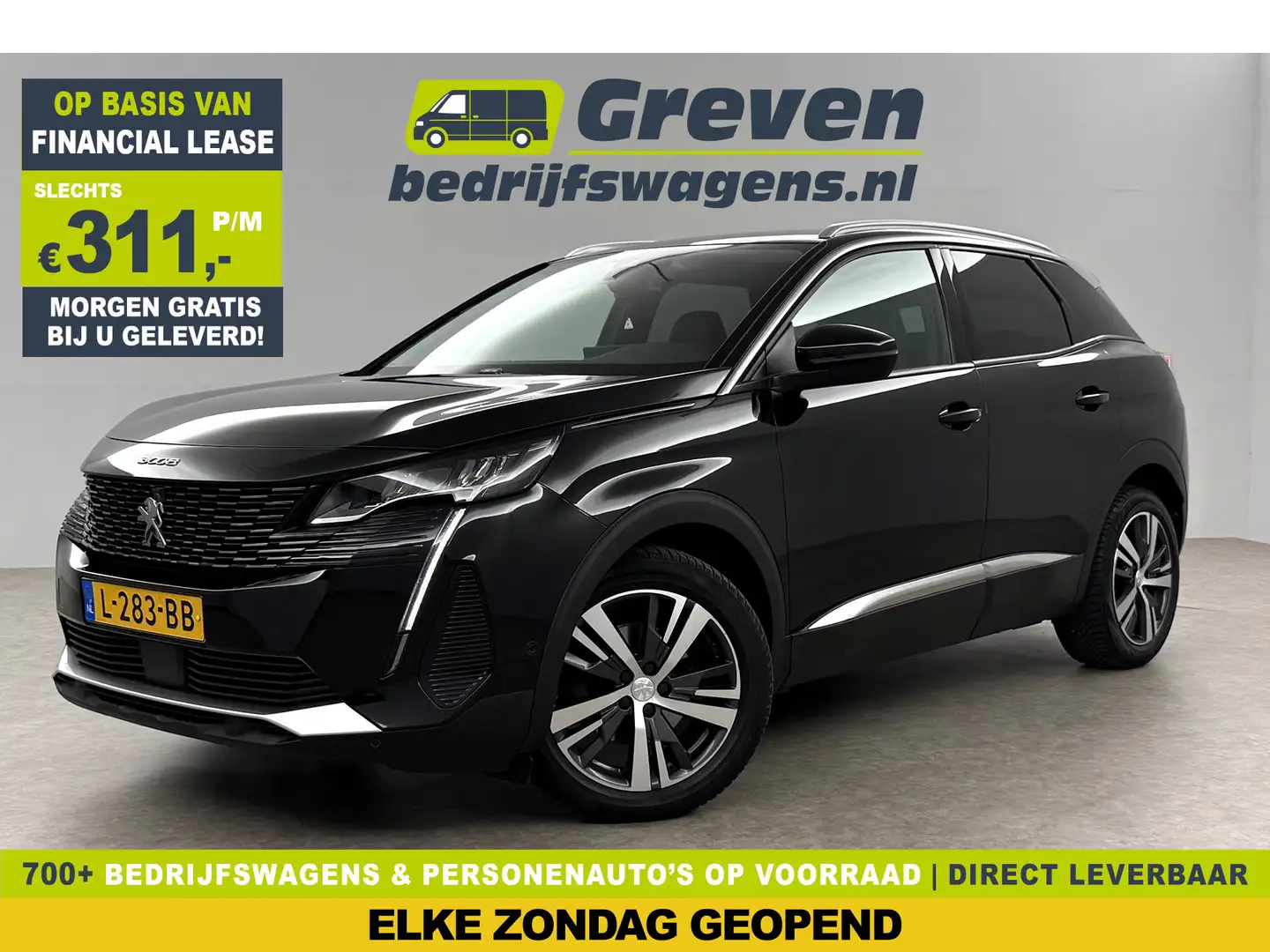 Peugeot 3008 1.2 PureTech 360 Camera LED Virtual Sfeer Trekhaak Zwart - 1