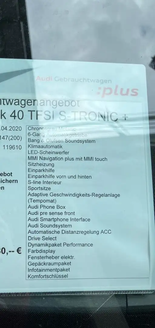 Audi A1 spırtback 40 TFSI  STRONİC + - 1