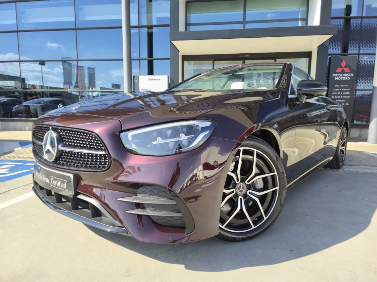 Mercedes-Benz E 450 Cabrio 4Matic 9G-Tronic Rood - 2