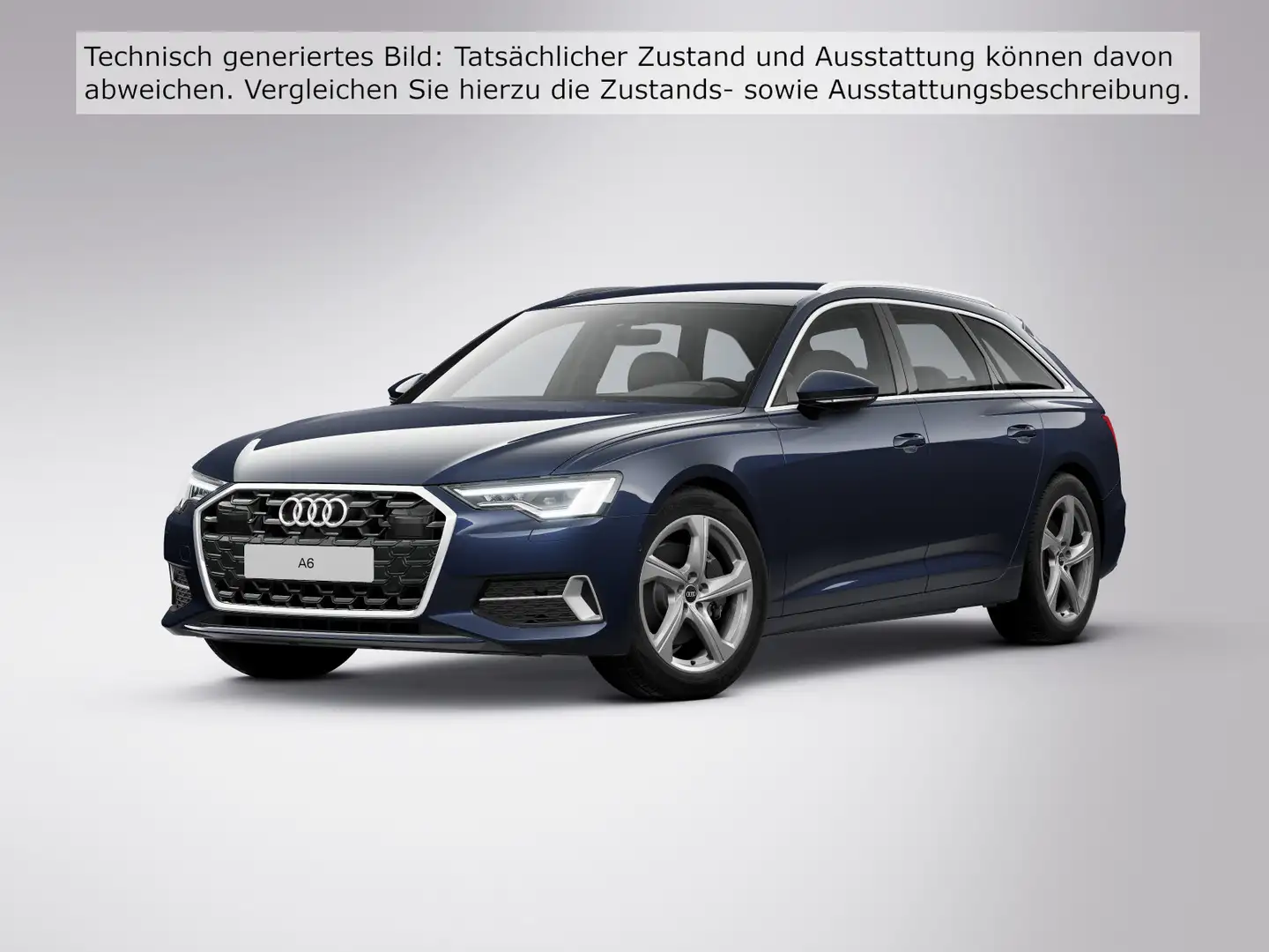 Audi A6 45 TFSI ADVANCED LM19 LEDER KAMERA AHK Blau - 2