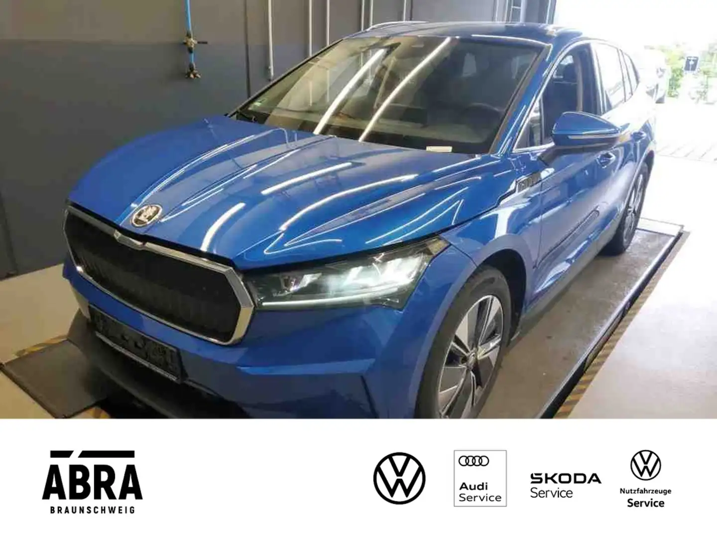 Skoda Enyaq 80 Loft LED+NAVI+LANE+ACC+PDC+APP+DAB+ Blau - 1