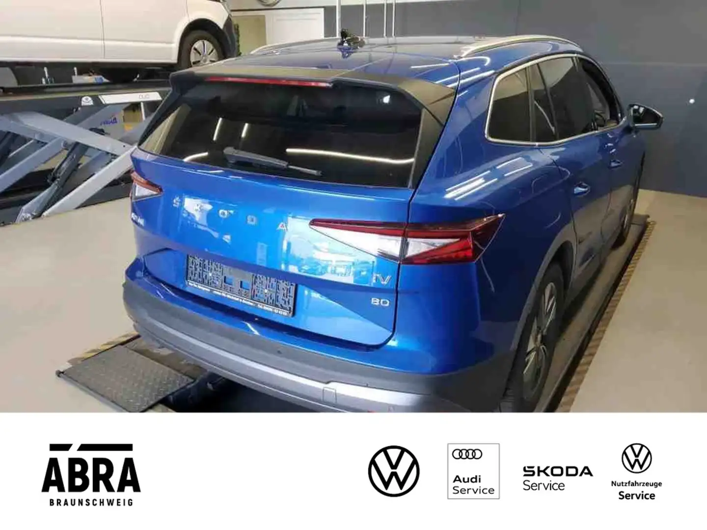 Skoda Enyaq 80 Loft LED+NAVI+LANE+ACC+PDC+APP+DAB+ Blau - 2