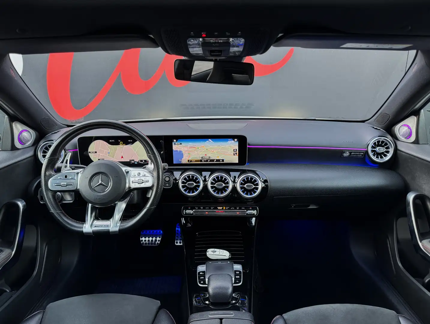 Mercedes-Benz A 180 d Premium A45 AMG PACK TETTO PACK LUCI CAM Blanc - 2