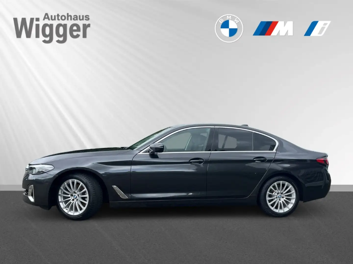 BMW 520 Luxury Line xDrive/HUD/StandHZG/Navi/Leder Grau - 2