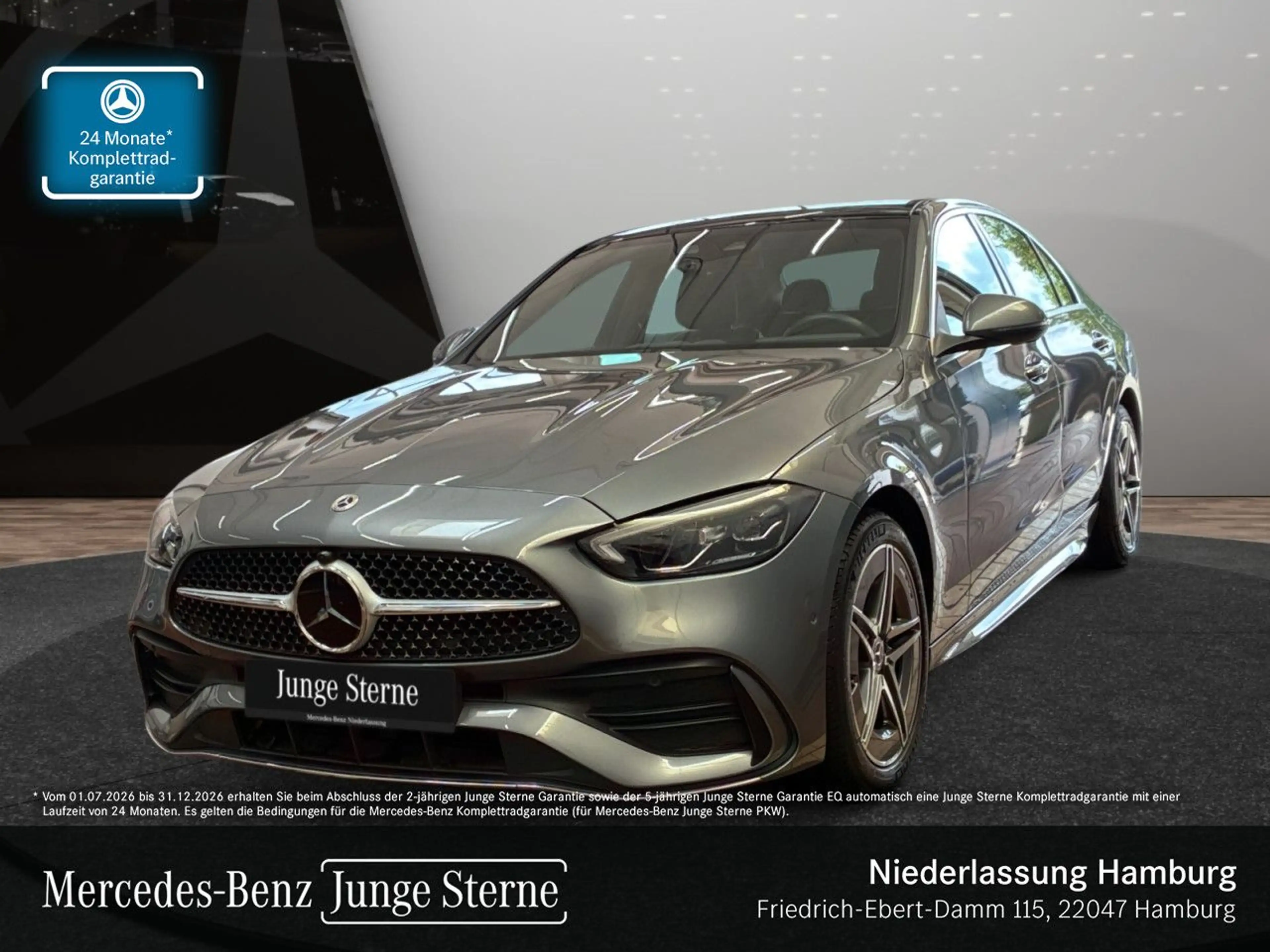 Mercedes-Benz C 300 e AMG+PANO+AHK+LED+KAMERA+SITZKLIMA+KEYLESS