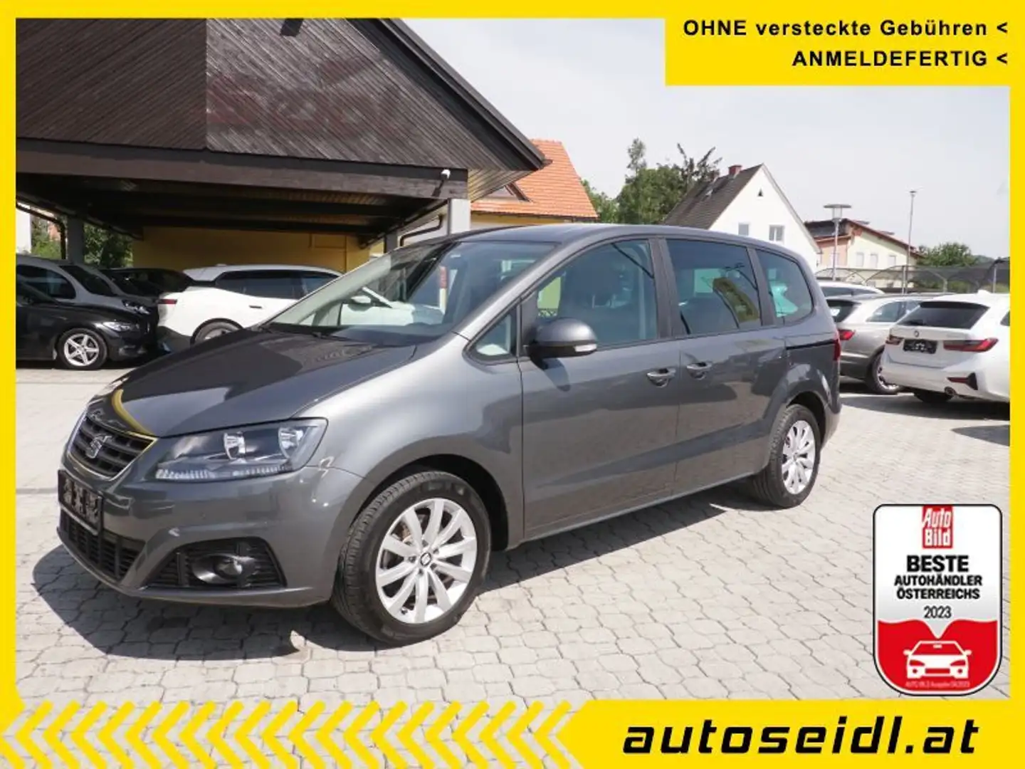 SEAT Alhambra Business 2,0 TDI DSG *7-SITZE+AHV* Gri - 1