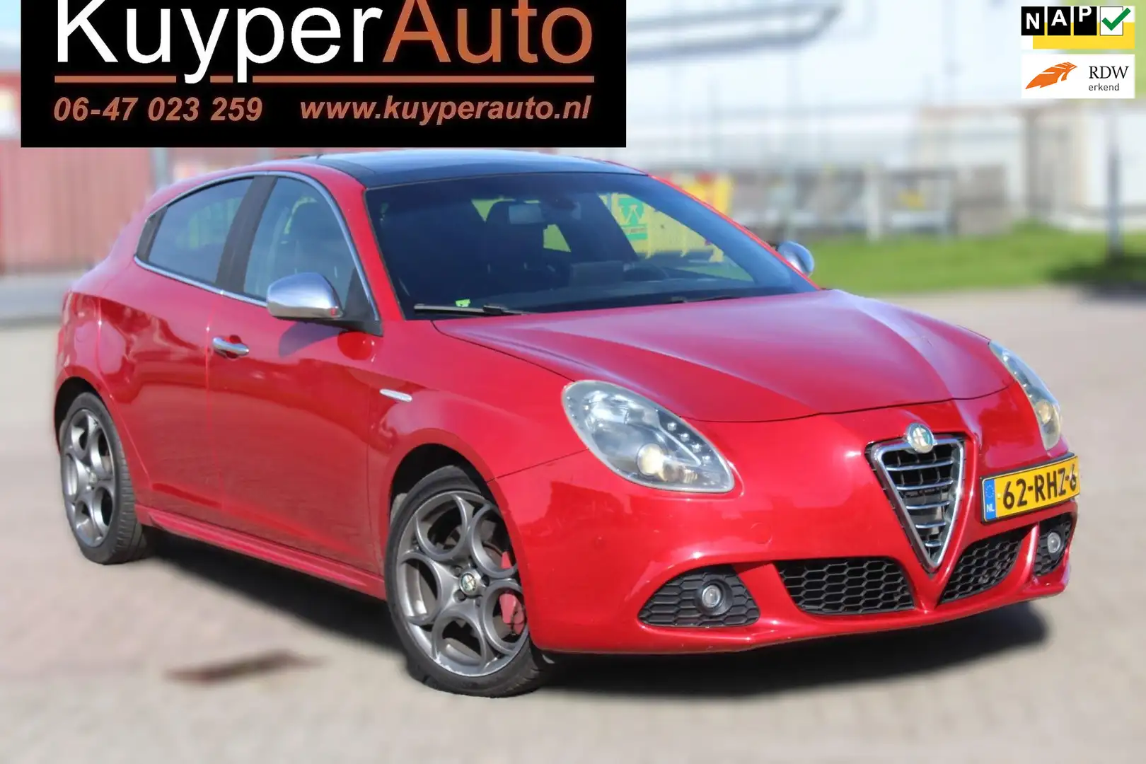 Alfa Romeo Giulietta 1.4 T Distinctive automaat half leder pano navi cl Rouge - 1