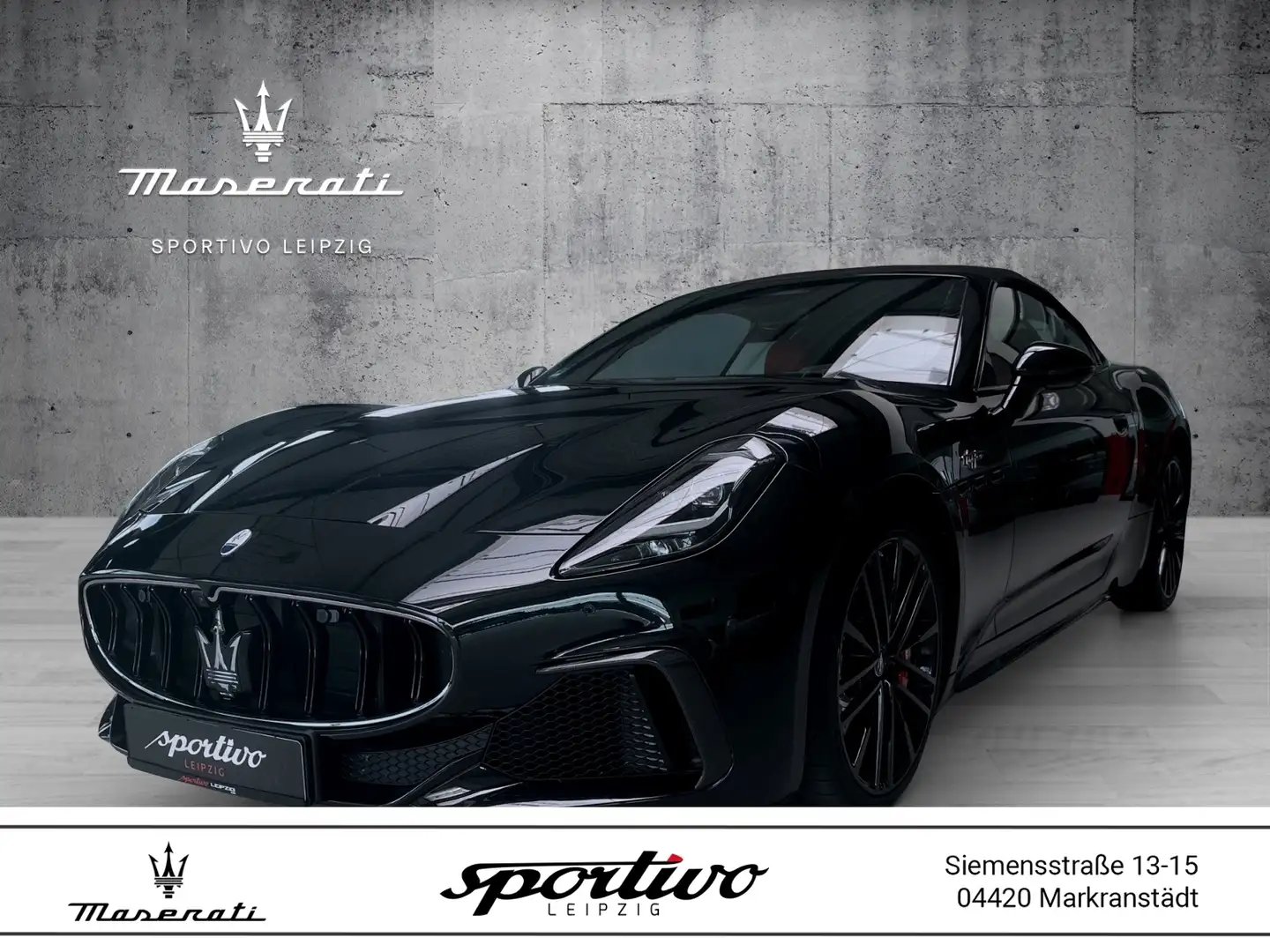 Maserati GranCabrio Trofeo*Sonderfinanzierung* Чорний - 1