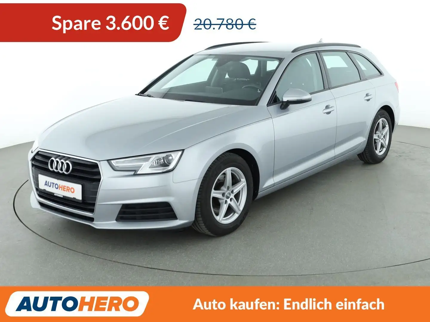 Audi A4 2.0 TDI Ultra Aut.*NAVI*XENON*PDC*SHZ*TEMPO* Zilver - 1