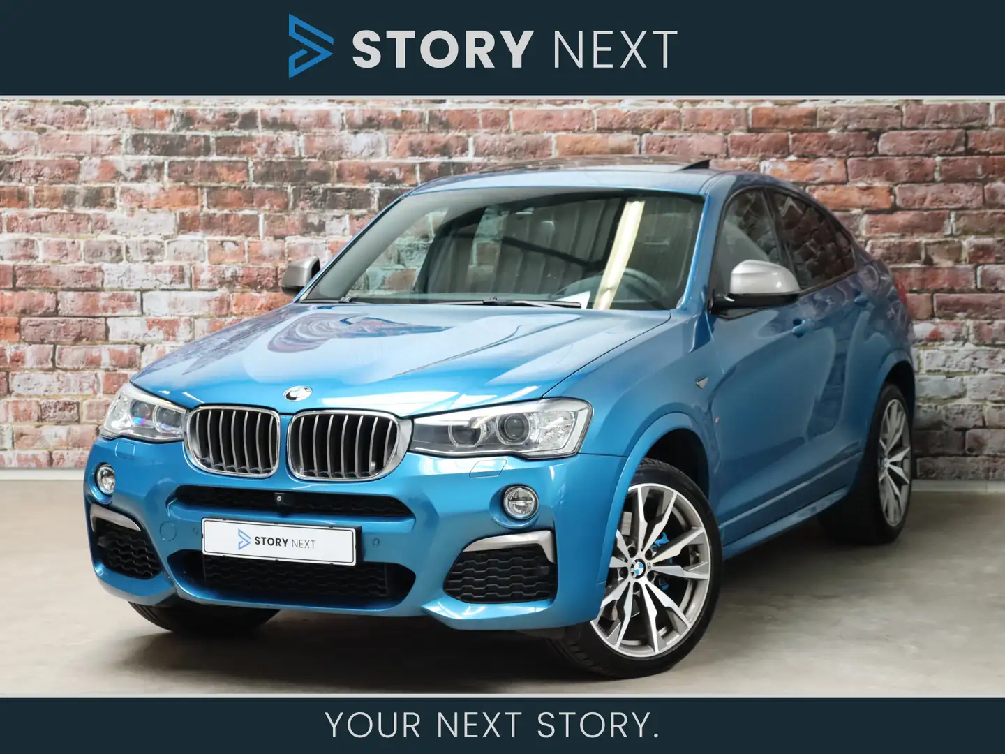 BMW X4 M40i High Executive M Sport Pakket Automaat / Trek Blauw - 1