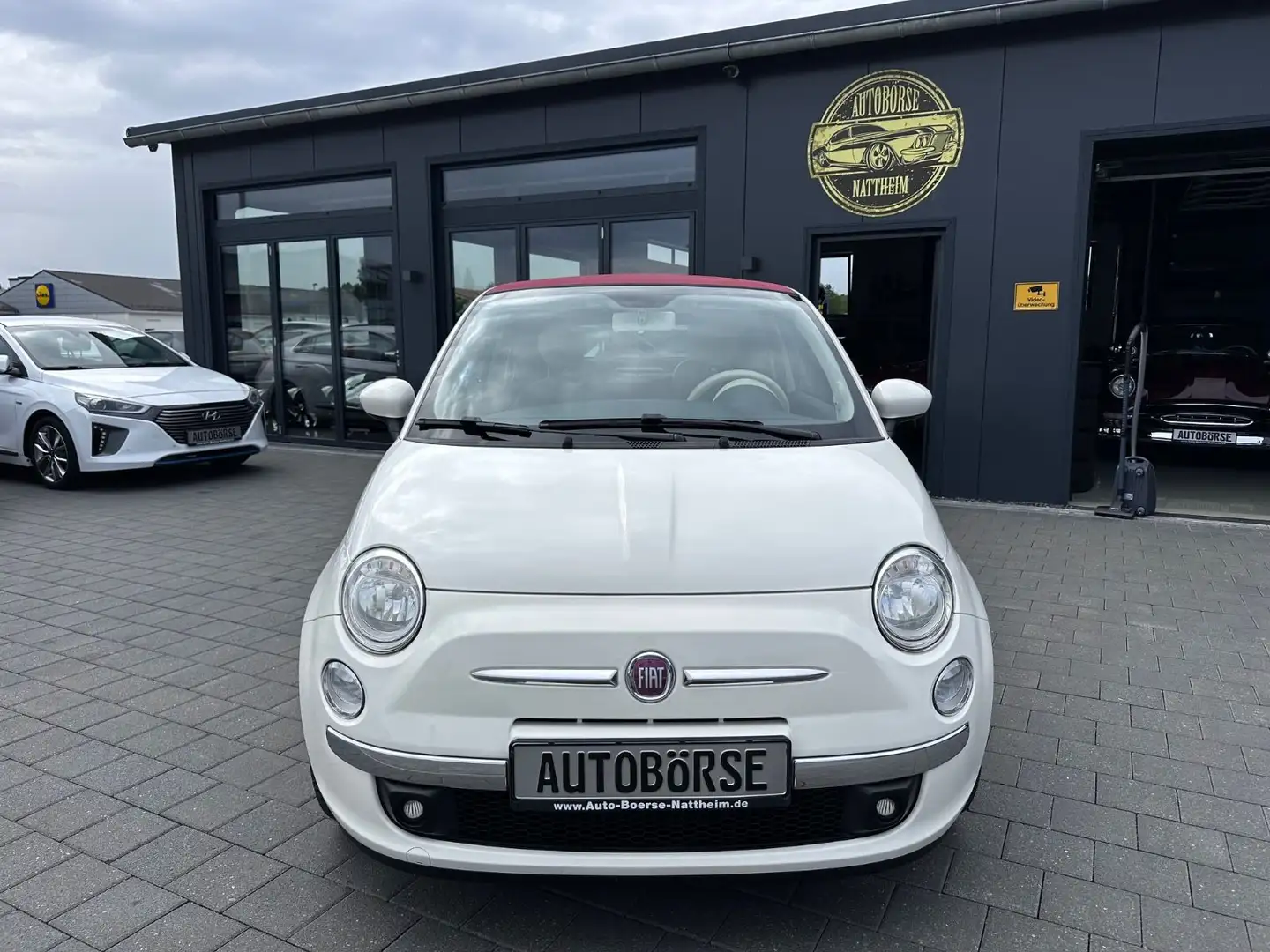 Fiat 500C Lounge*PDC*KLIMA* Blanc - 2