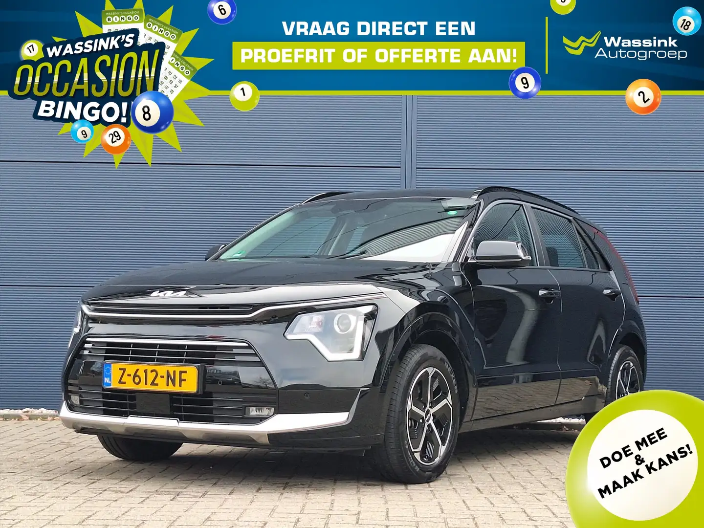 Kia Niro 1.6 GDi Hybrid 141pk DCT6 DynamicLine | Nieuw Mode Nero - 1