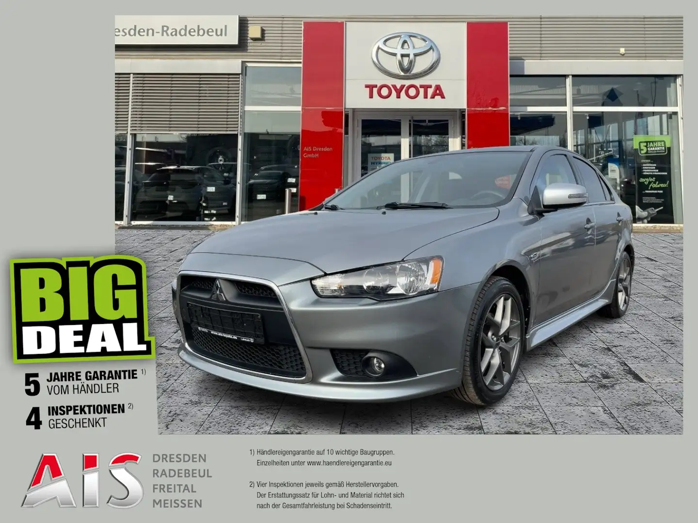 Mitsubishi Lancer 1.6 MPI Sportback Diamant Navi*KAM*DAB*SHZ Grau - 1